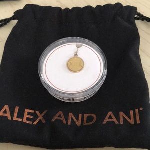 Alex and Ani initial letter necklace charm